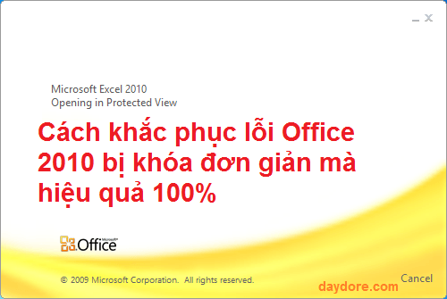 2 Cách Khắc Phục Lỗi Office 2010 Bị Khóa Đơn Giản Mà Hiệu Quả 100%